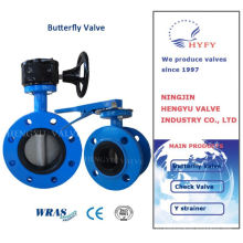 Pollution free and energy saving flanged end connection butterfly valve